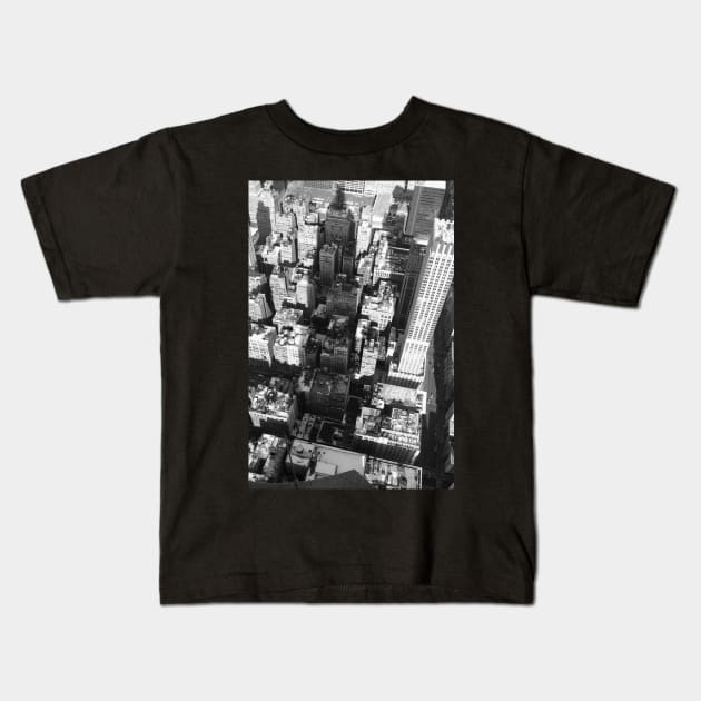 Casting Shadows - New York, NY Kids T-Shirt by searchlight